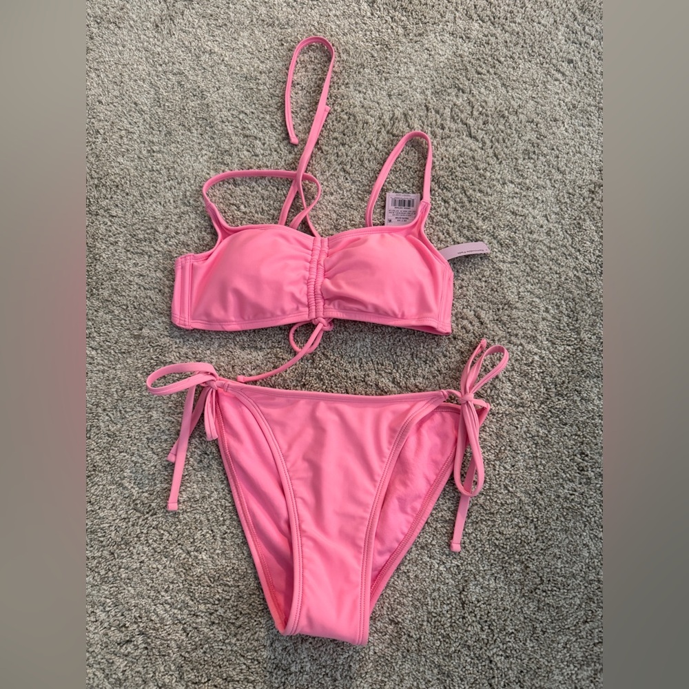 NEW - Wild Fable Pink Bikini Set, Size Small (4-6), new with tags